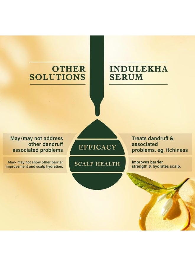 Indulekha Svetakutuja Dandruff Treatment Scalp Serum 30ml |Ayurvedic serum for dandruff treatment - Image 3